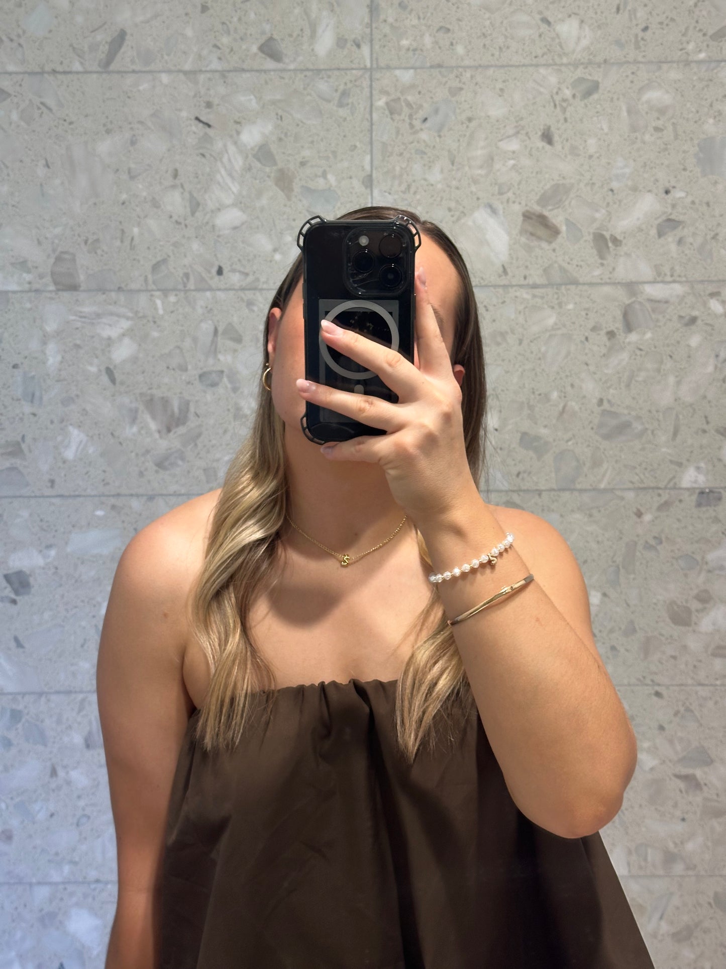 Small Initial Chain Necklace