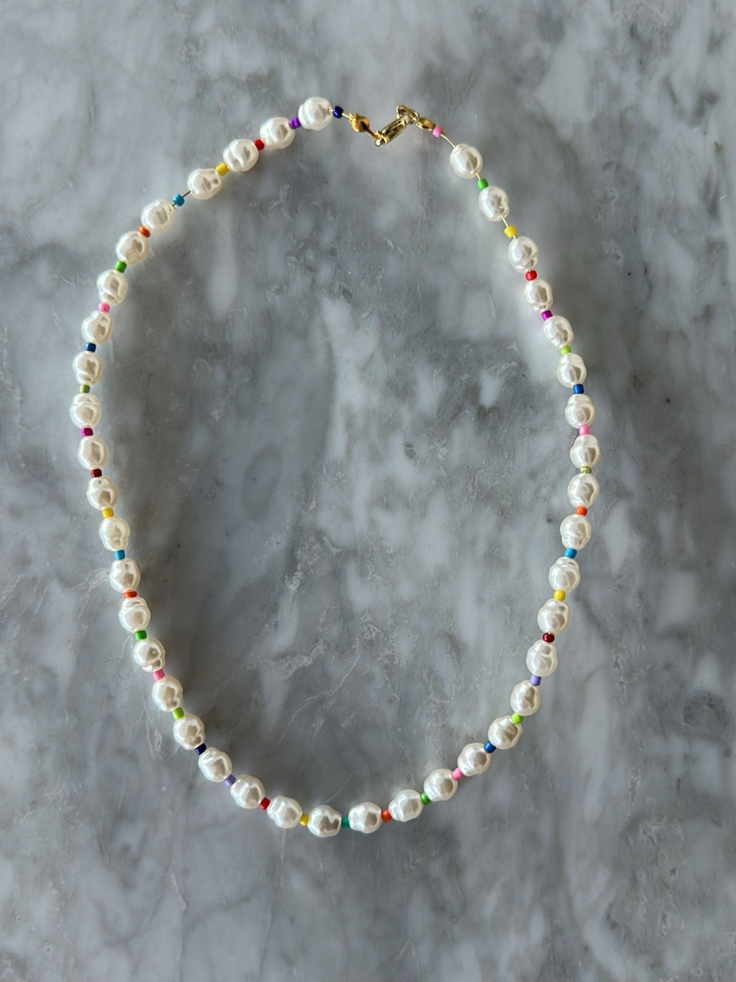 Confetti Pearl Necklace