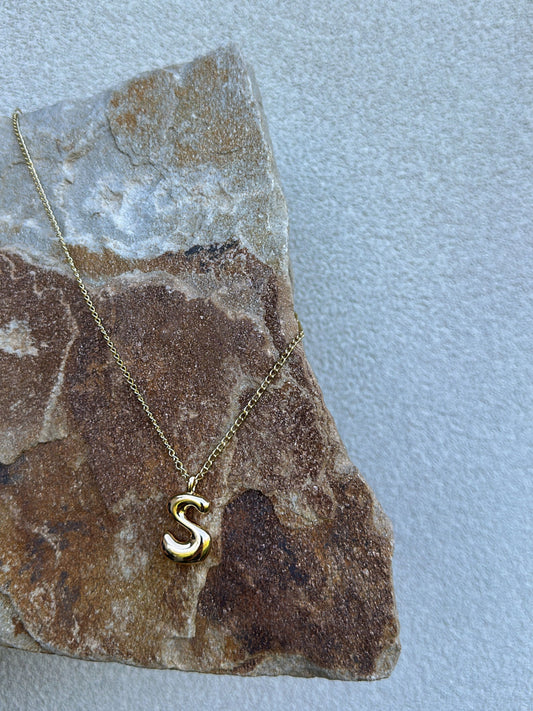 Large Initial Chain Necklace