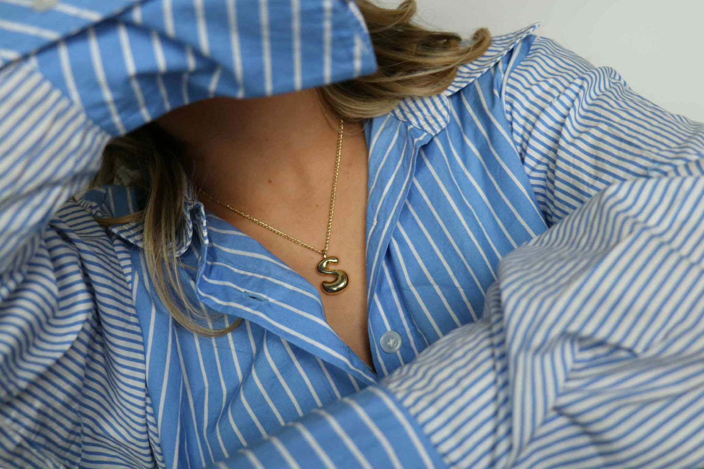 Large Initial Chain Necklace